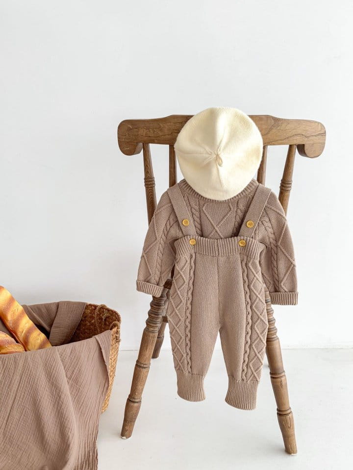 Reve Kid - Korean Baby Fashion - #babyfashion - Fisher Dungarees Pants - 4