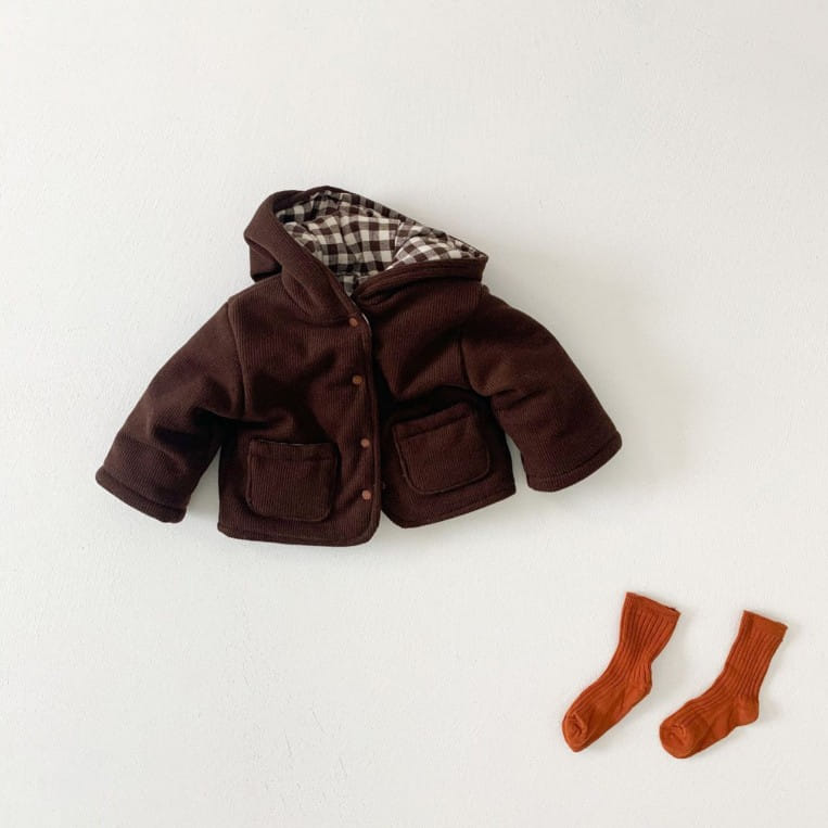 Reve Kid - Korean Baby Fashion - #babygirlfashion - Corduroy Jacket - 3