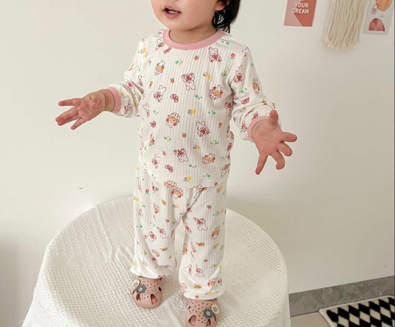 Reve Kid - Korean Baby Fashion - #babyoutfit - Paint Easywear