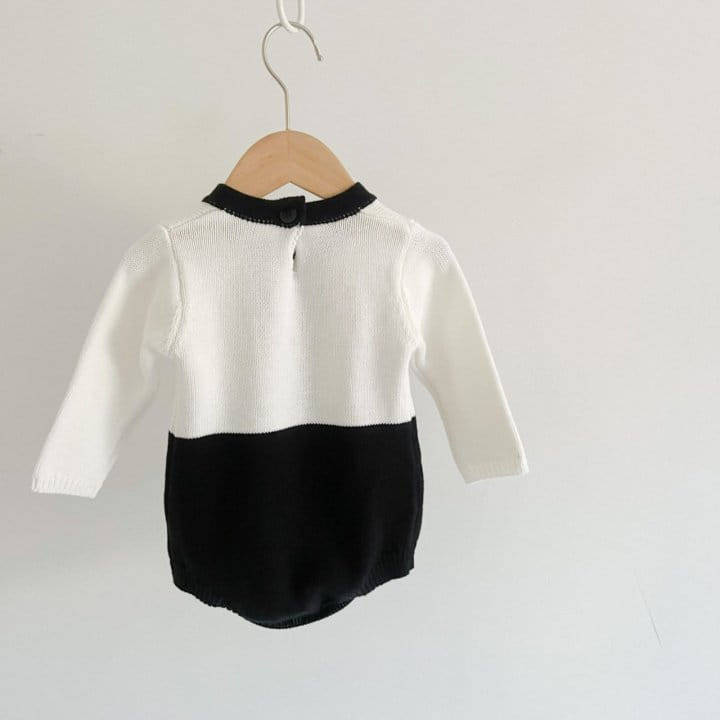 Reve Kid - Korean Baby Fashion - #babyoutfit - Knit Ribon Bodysuit - 3