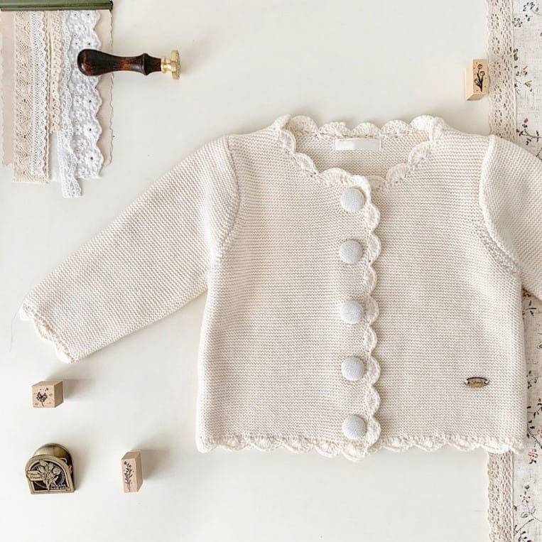 Reve Kid - Korean Baby Fashion - #babywear - Button Cardigan