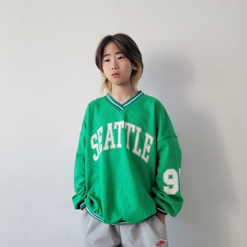 Riwoo Riwoo - Korean Junior Fashion - #Kfashion4kids - Seatle V Sweatshirt - 2