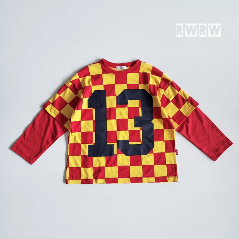 Riwoo Riwoo - Korean Junior Fashion - #childrensboutique - 13 Check Layered Tee - 2