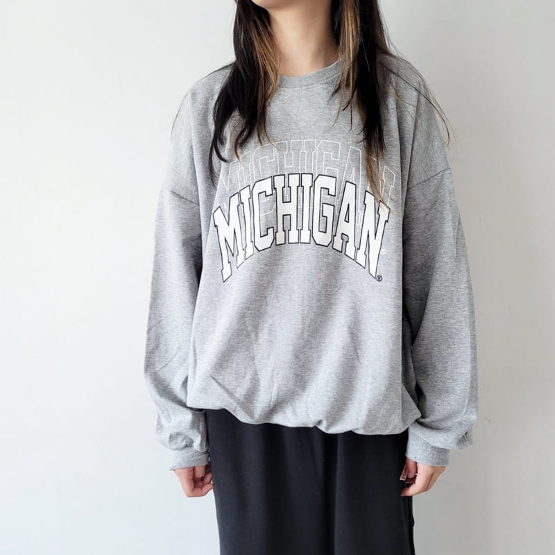 Riwoo Riwoo - Korean Junior Fashion - #designkidswear - Michigan Sweatshirt