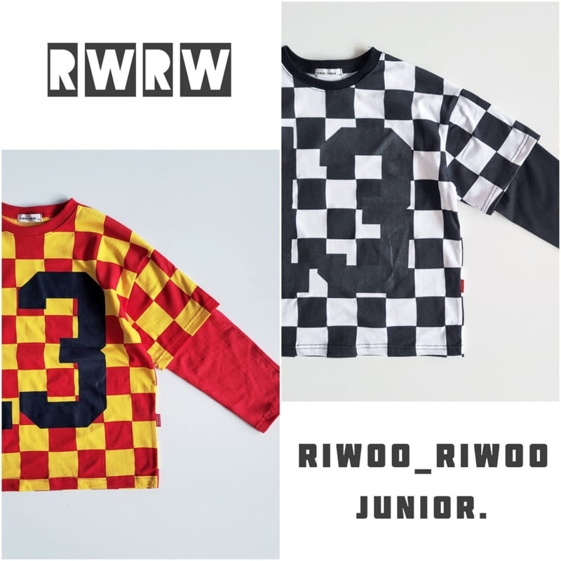 Riwoo Riwoo - Korean Junior Fashion - #designkidswear - 13 Check Layered Tee - 4