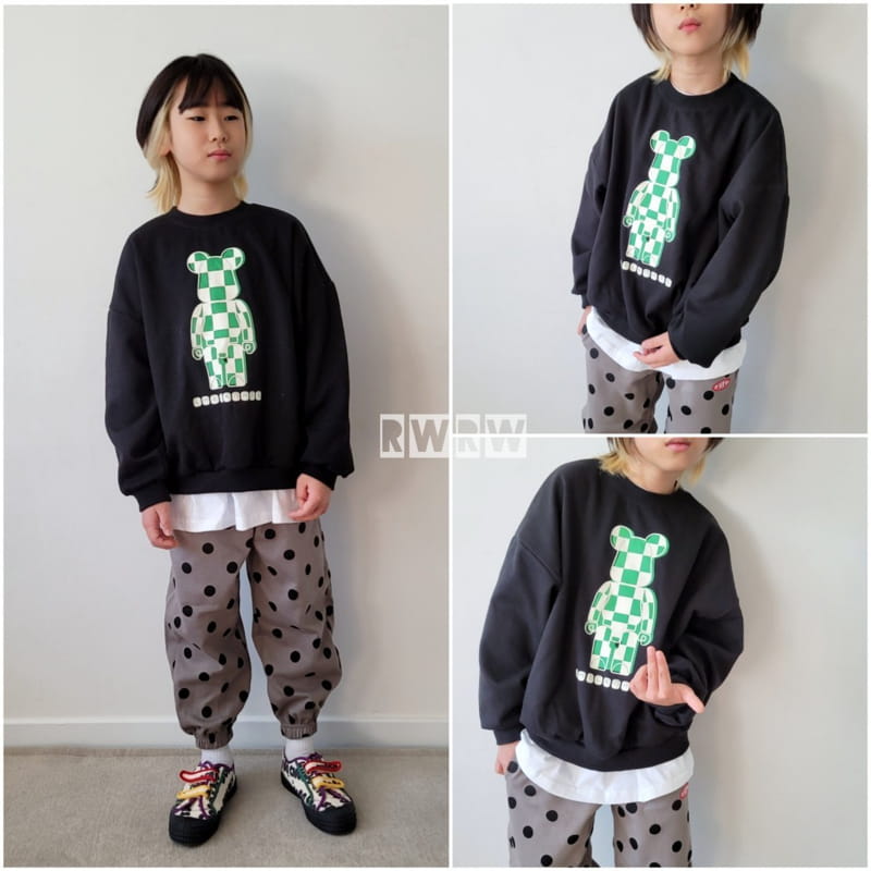 Riwoo Riwoo - Korean Junior Fashion - #kidsshorts - Chess Bear Sweatshirt - 3