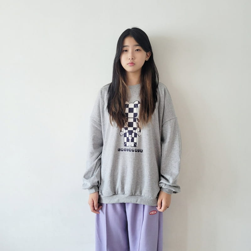 Riwoo Riwoo - Korean Junior Fashion - #littlefashionista - Chess Bear Sweatshirt - 7