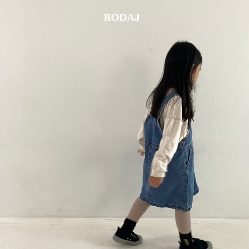 Roda J - Korean Children Fashion - #Kfashion4kids - Wends Dungarees Denim Skirt - 8