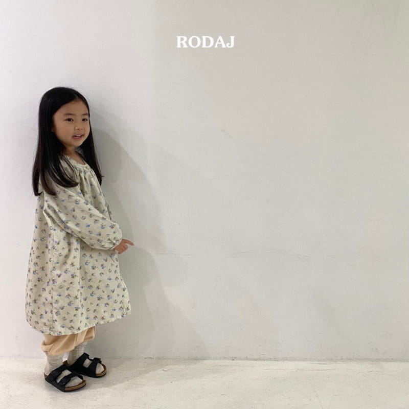 Roda J - Korean Children Fashion - #Kfashion4kids - Stone Flower One-piece - 5