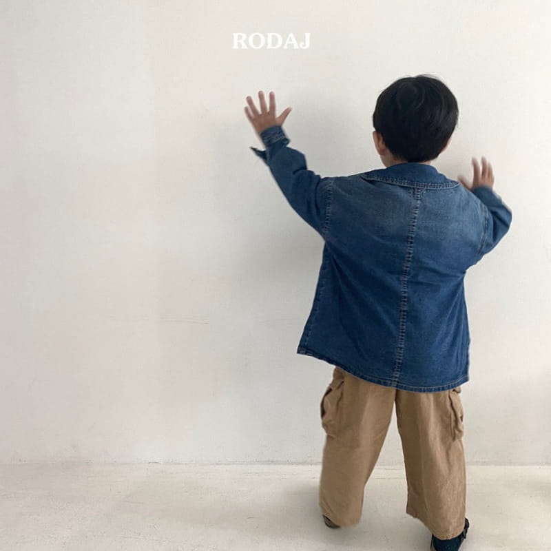 Roda J - Korean Children Fashion - #childofig - Bian Denim Shirt - 6