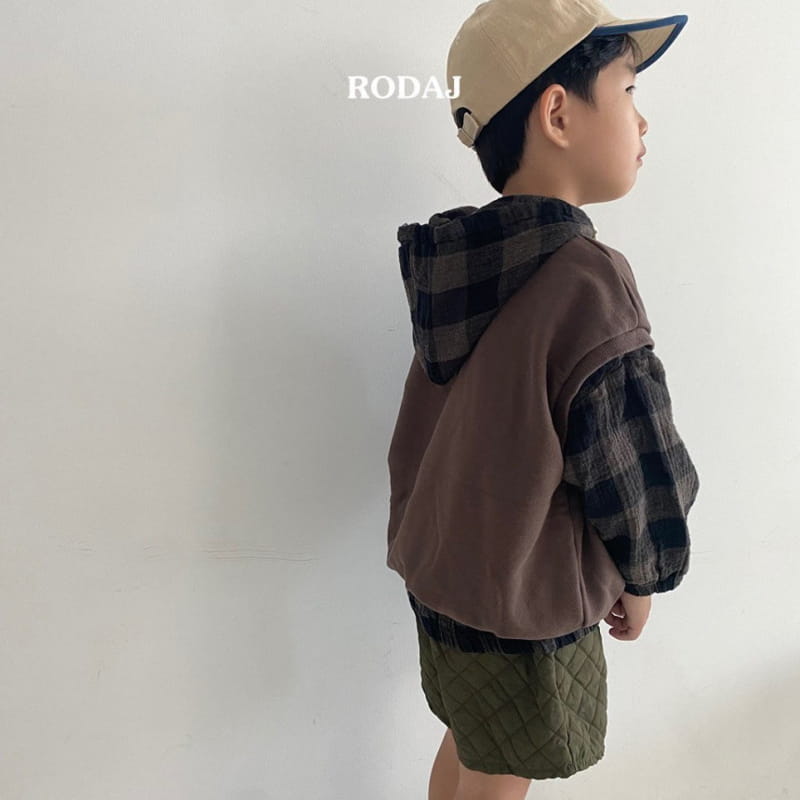 Roda J - Korean Children Fashion - #childrensboutique - Millan Check Hoody - 8