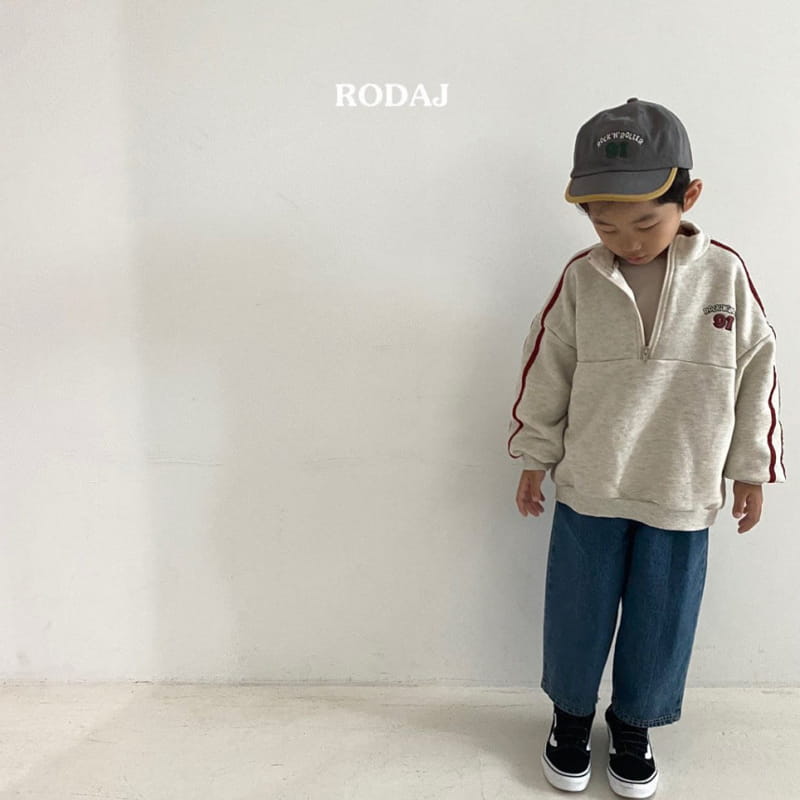 Roda J - Korean Children Fashion - #childrensboutique - Retro Half Zip-up - 3