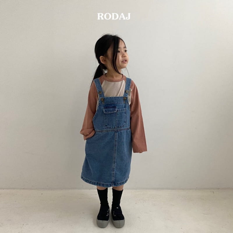 Roda J - Korean Children Fashion - #discoveringself - Wends Dungarees Denim Skirt - 3