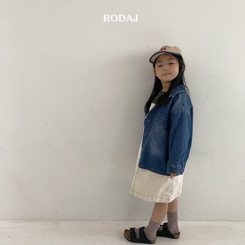 Roda J - Korean Children Fashion - #fashionkids - Bian Denim Shirt - 11