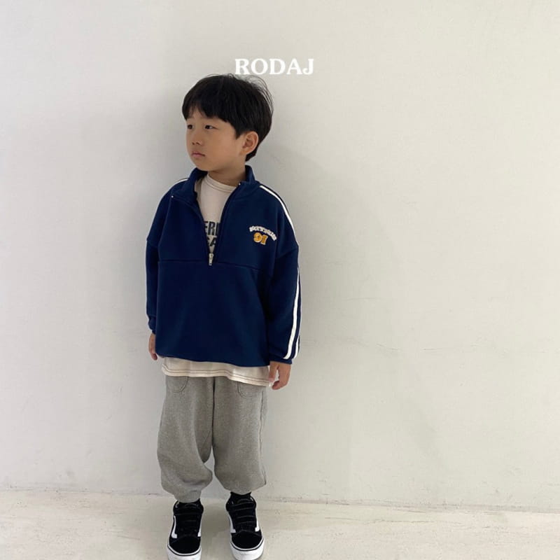 Roda J - Korean Children Fashion - #fashionkids - Retro Half Zip-up - 6