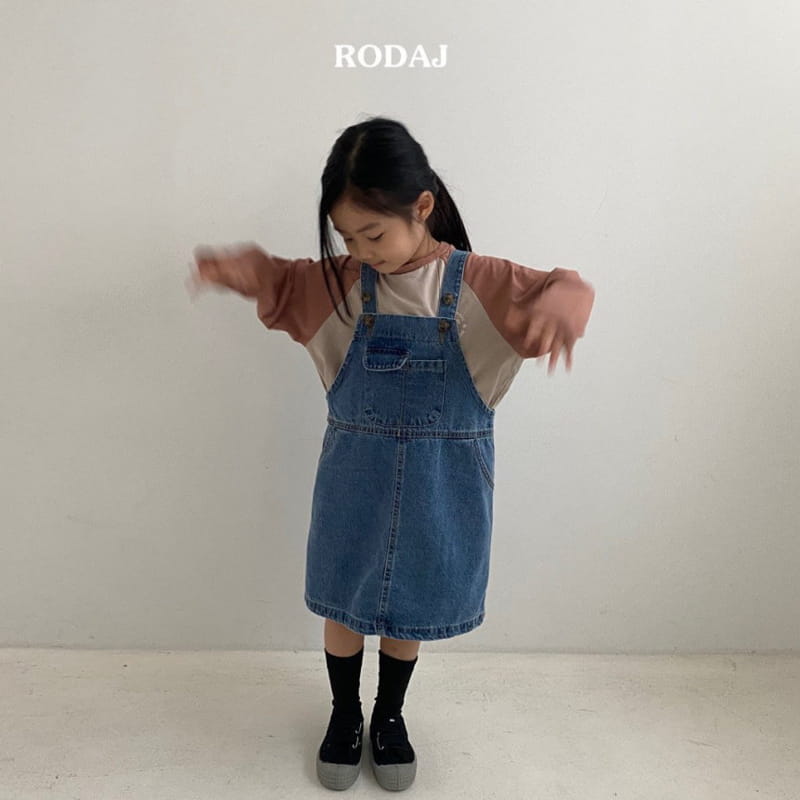 Roda J - Korean Children Fashion - #kidsshorts - Wends Dungarees Denim Skirt - 5