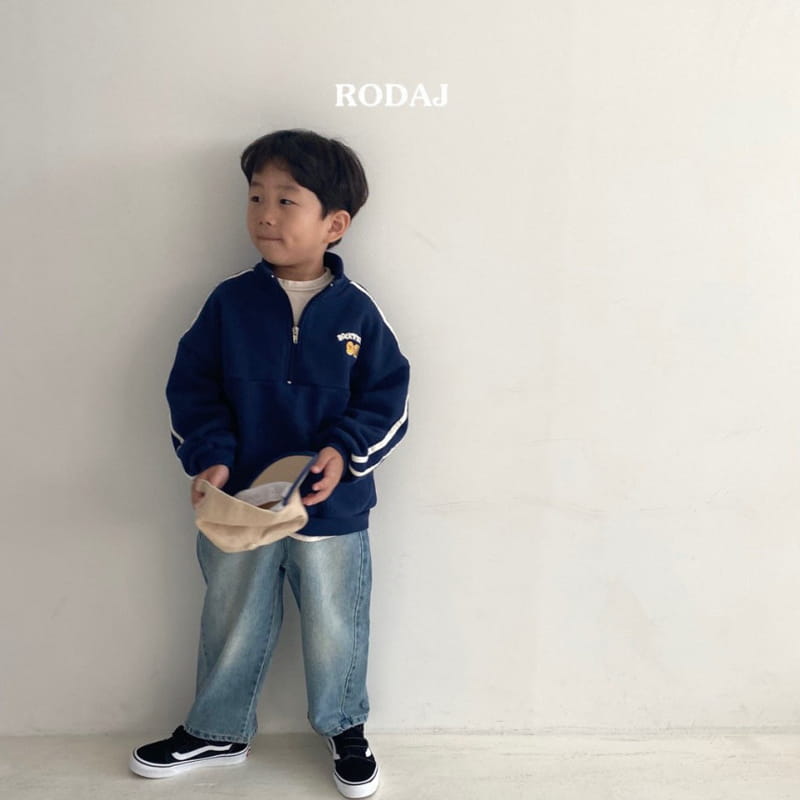 Roda J - Korean Children Fashion - #kidzfashiontrend - Retro Half Zip-up - 9