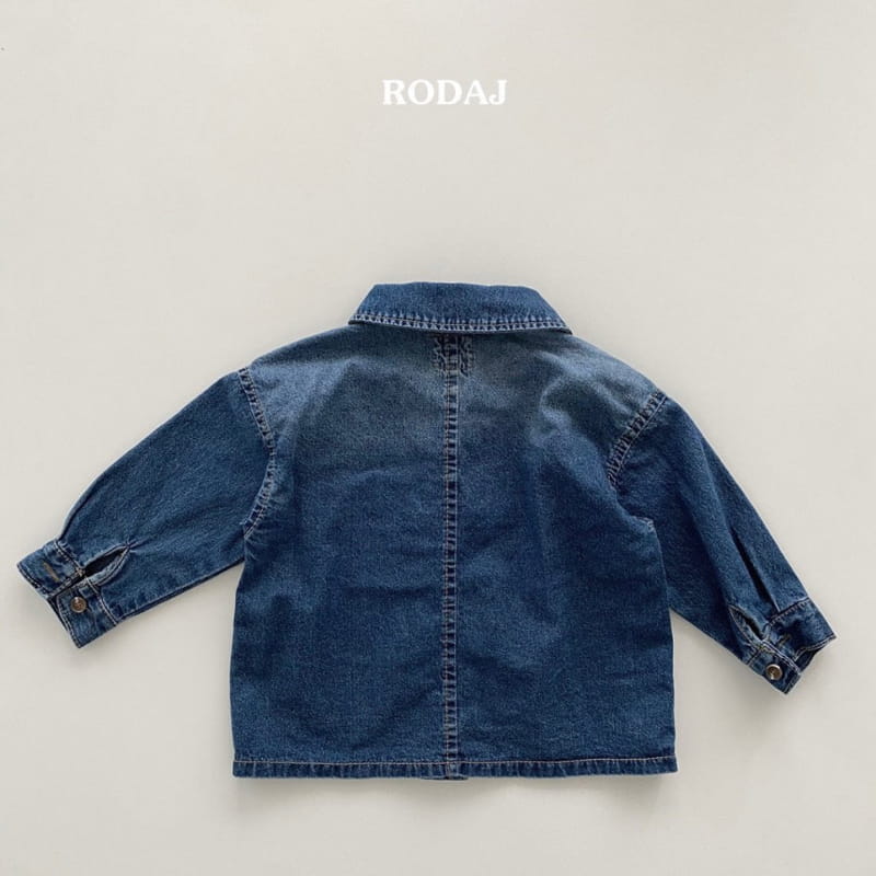 Roda J - Korean Children Fashion - #littlefashionista - Bian Denim Shirt - 2