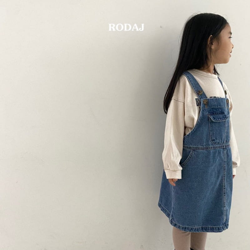 Roda J - Korean Children Fashion - #magicofchildhood - Wends Dungarees Denim Skirt - 10