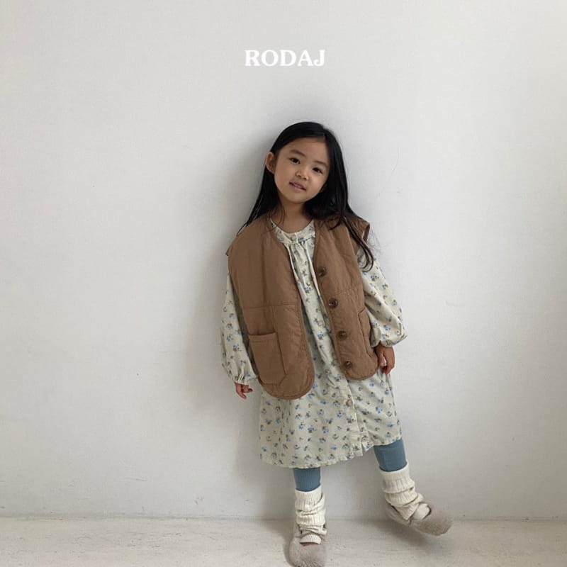 Roda J - Korean Children Fashion - #magicofchildhood - Stone Flower One-piece - 7