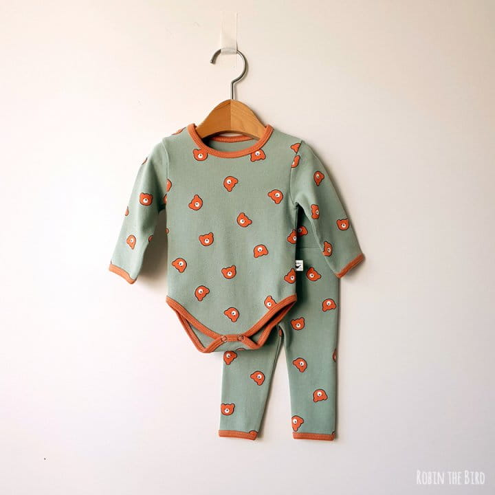 Saerobin - Korean Baby Fashion - #babygirlfashion - Bebe Candy Bear Bodysuit - 4