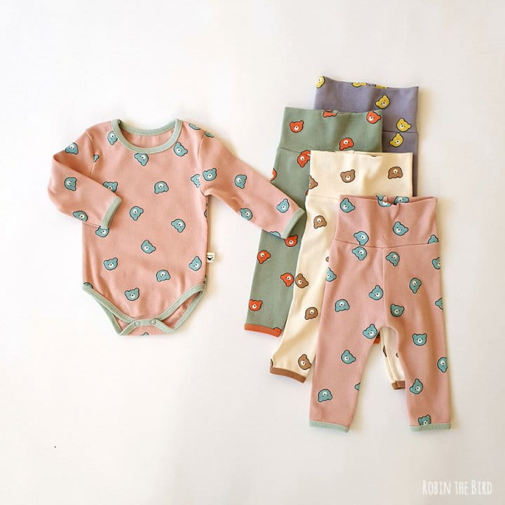 Saerobin - Korean Baby Fashion - #onlinebabyshop - Bebe Candy Bear Pants - 10