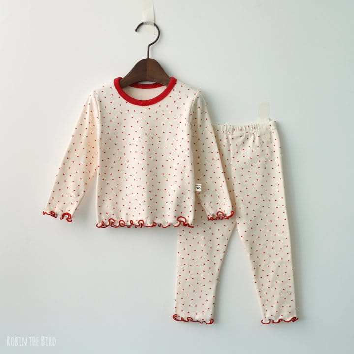 Saerobin - Korean Children Fashion - #childofig - Heart Frill Easywear - 2