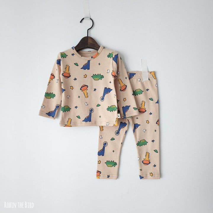 Saerobin - Korean Children Fashion - #childrensboutique - Star Dino Easywear - 2