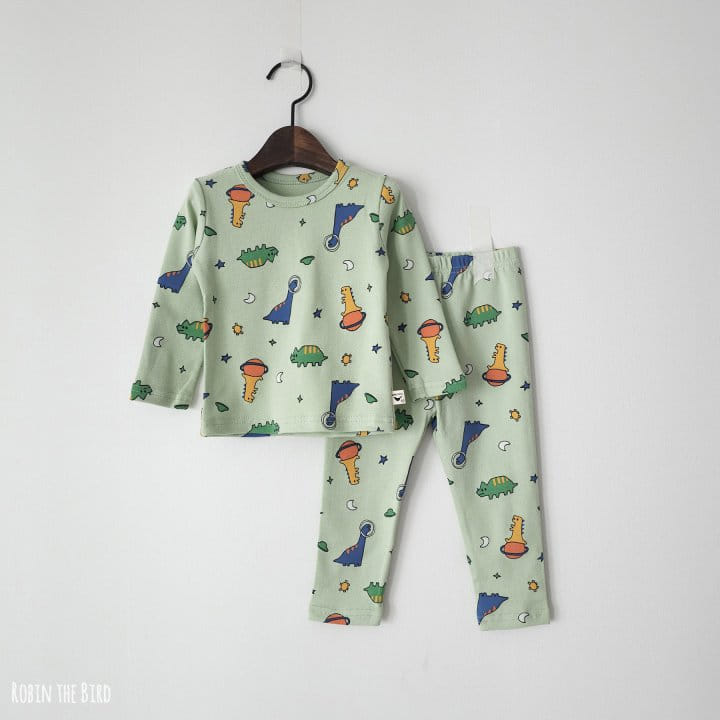 Saerobin - Korean Children Fashion - #designkidswear - Star Dino Easywear - 3