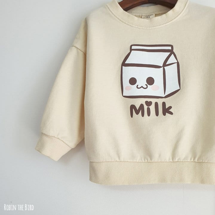 Saerobin - Korean Children Fashion - #kidzfashiontrend - Milk Sweatshirt Set - 5