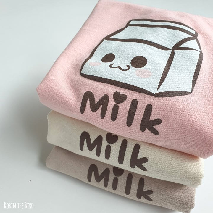 Saerobin - Korean Children Fashion - #minifashionista - Milk Sweatshirt Set - 9