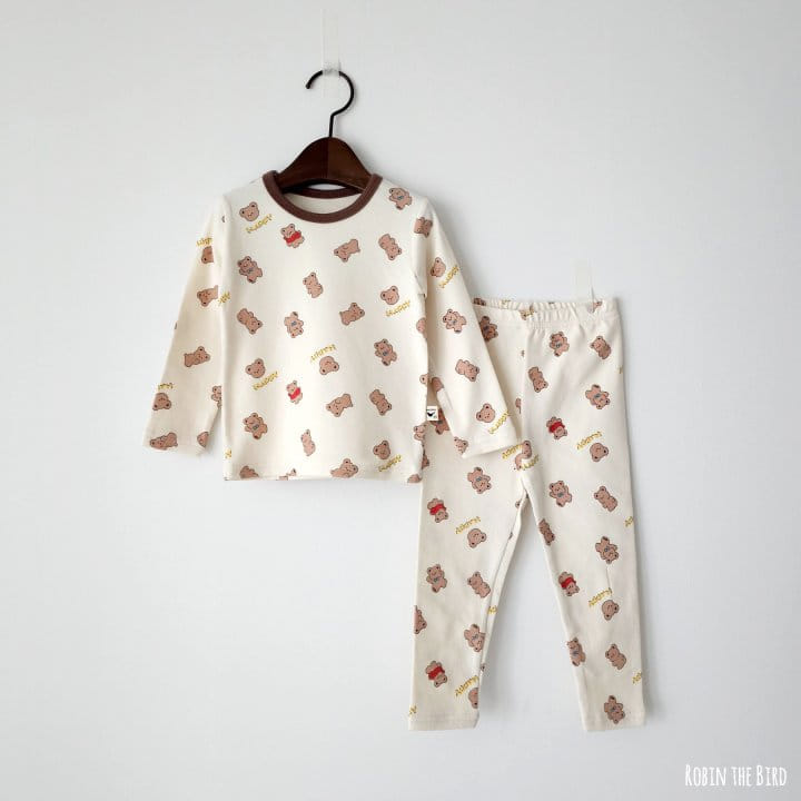 Saerobin - Korean Children Fashion - #toddlerclothing - Happy Bear Easywear