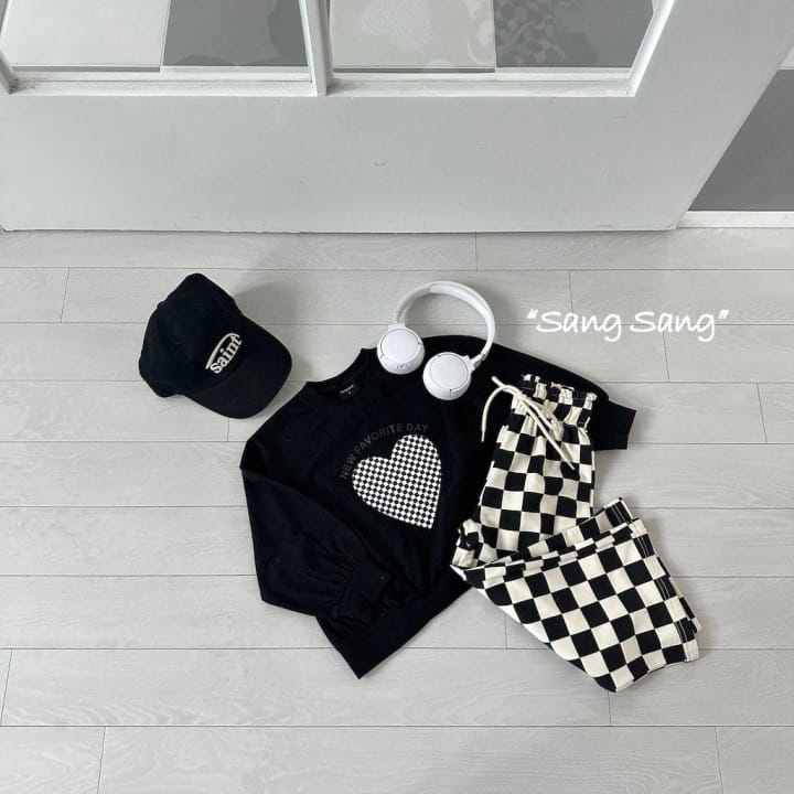 Sang Sang - Korean Children Fashion - #Kfashion4kids - Heart Sweatshirt - 5