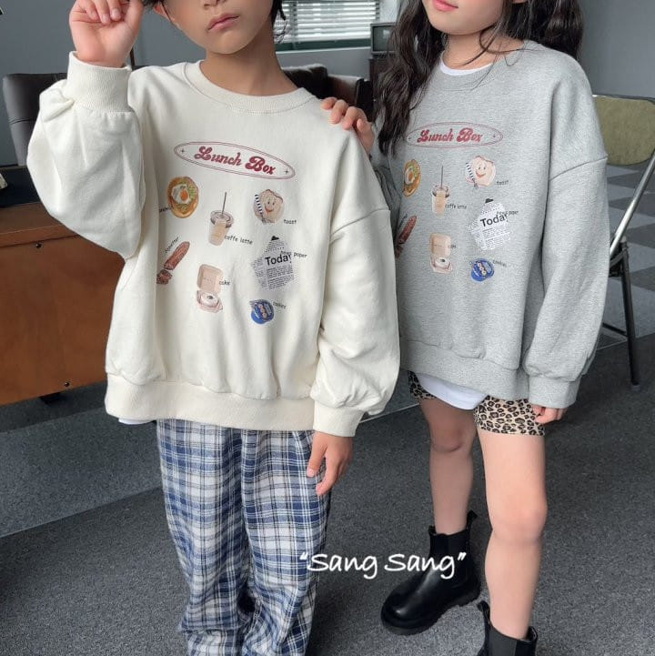 Sang Sang - Korean Children Fashion - #childofig - Lunch Sweatshirt - 11