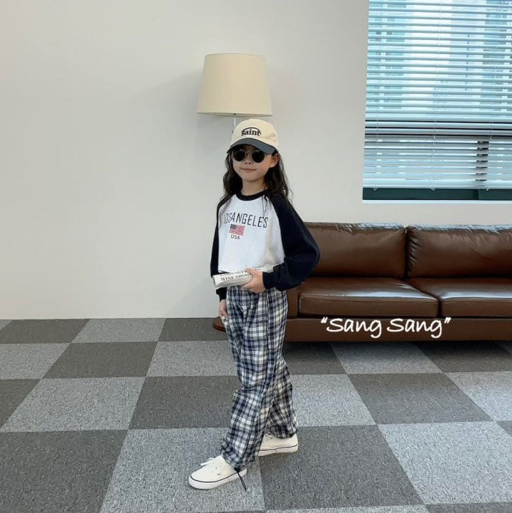 Sang Sang - Korean Children Fashion - #childrensboutique - Check Pants - 9