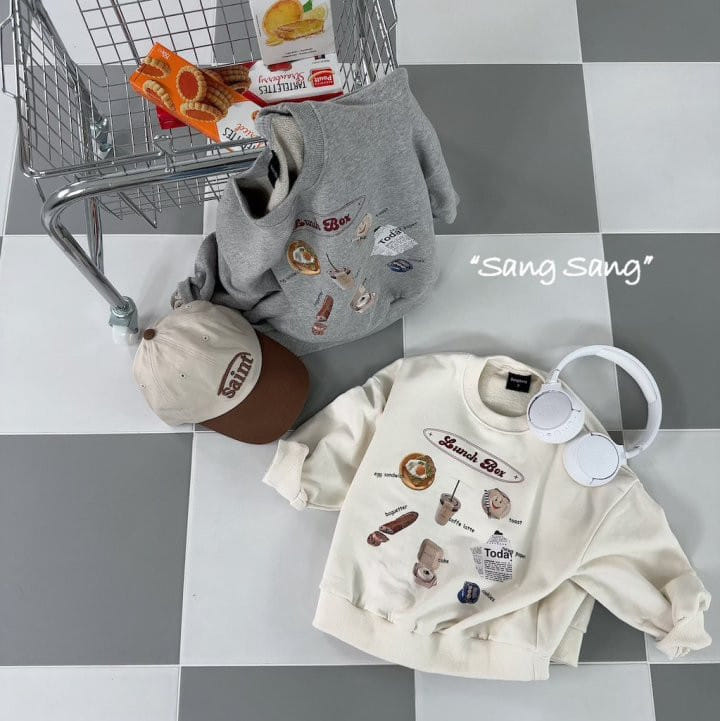 Sang Sang - Korean Children Fashion - #fashionkids - Lunch Sweatshirt