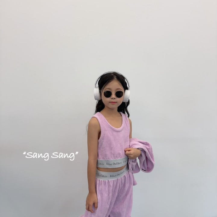 Sang Sang - Korean Children Fashion - #minifashionista - Terry Sleeveless - 6