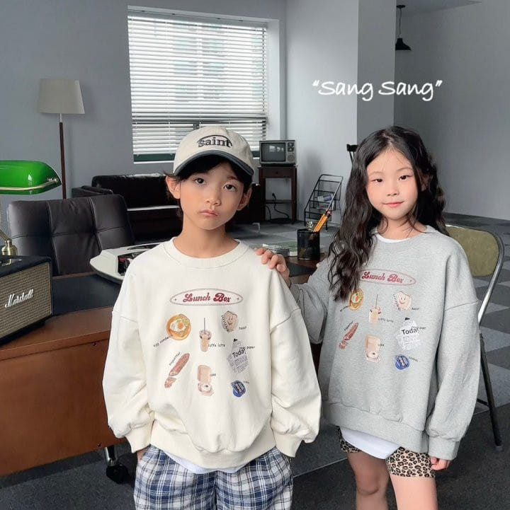 Sang Sang - Korean Children Fashion - #prettylittlegirls - Lunch Sweatshirt - 9