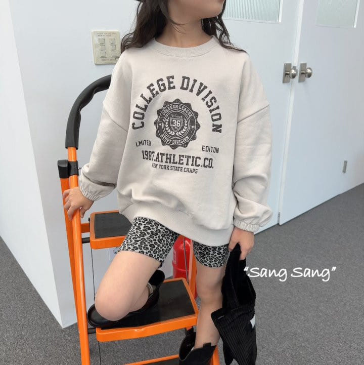 Sang Sang - Korean Children Fashion - #prettylittlegirls - College Banding Sweatshirt - 10