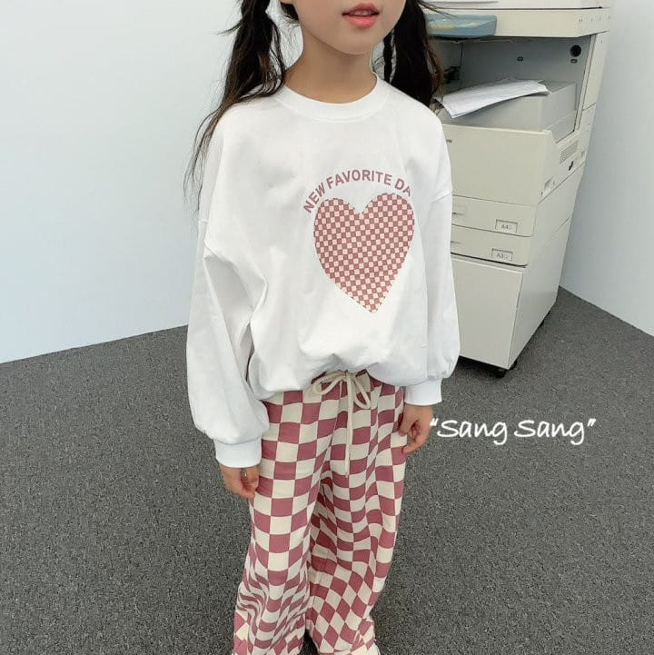 Sang Sang - Korean Children Fashion - #toddlerclothing - Heart Sweatshirt - 11