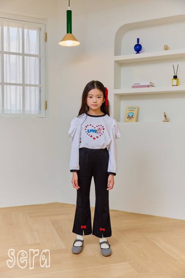 Sera - Korean Children Fashion - #Kfashion4kids - Red Ribbon Pants - 5