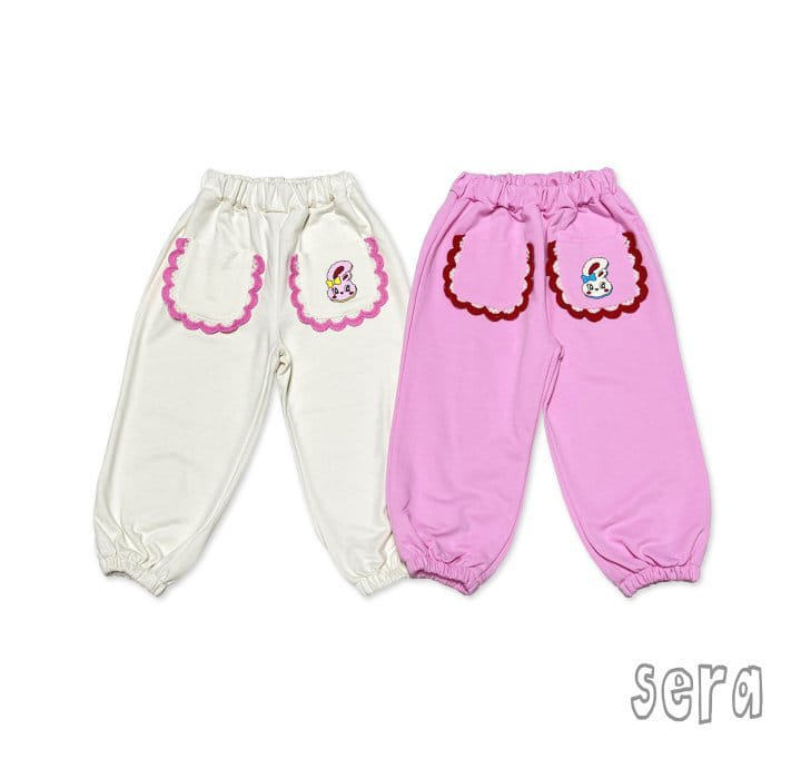 Sera - Korean Children Fashion - #childofig - Lace Pockett Rabbit Pants - 9