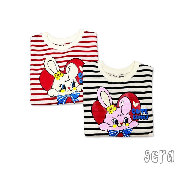 Sera - Korean Children Fashion - #childofig - Heart Stripes Tee - 11