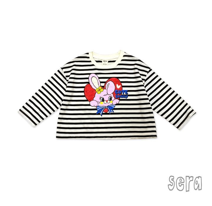 Sera - Korean Children Fashion - #childofig - Heart Stripes Tee - 12