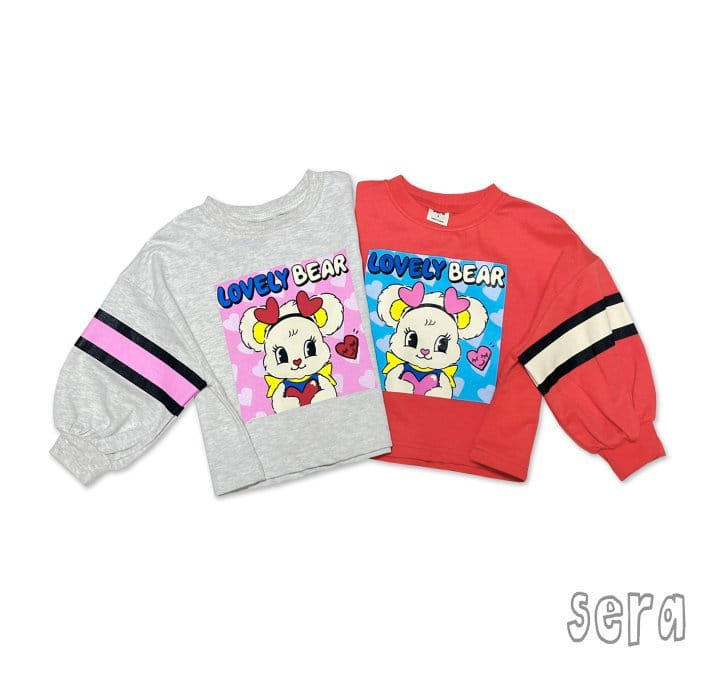 Sera - Korean Children Fashion - #magicofchildhood - Bear Sleeves Point Sweatshirt - 12