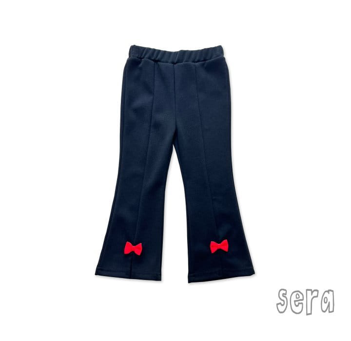 Sera - Korean Children Fashion - #toddlerclothing - Red Ribbon Pants - 11