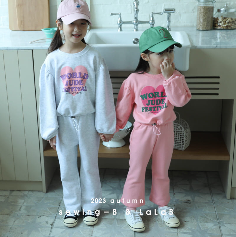 Sewing-B - Korean Children Fashion - #stylishchildhood - String Top Bottom Set - 2