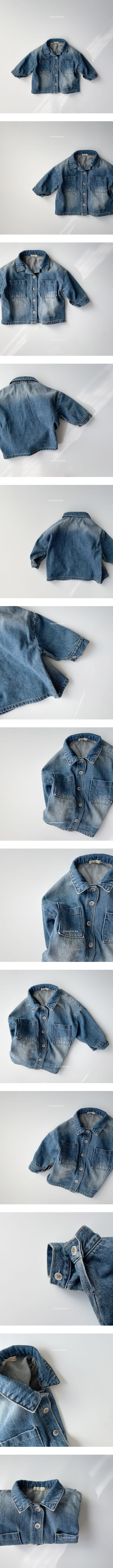 Shinseage Kids - Korean Children Fashion - #childofig - Engineer Denim Jacket