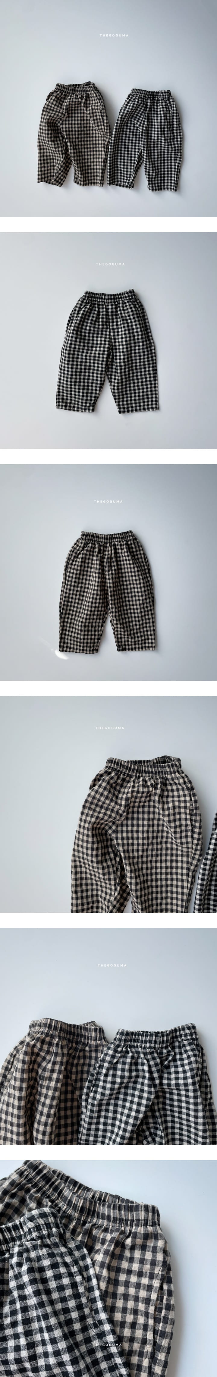 Shinseage Kids - Korean Children Fashion - #childofig - Gigi Check Pants