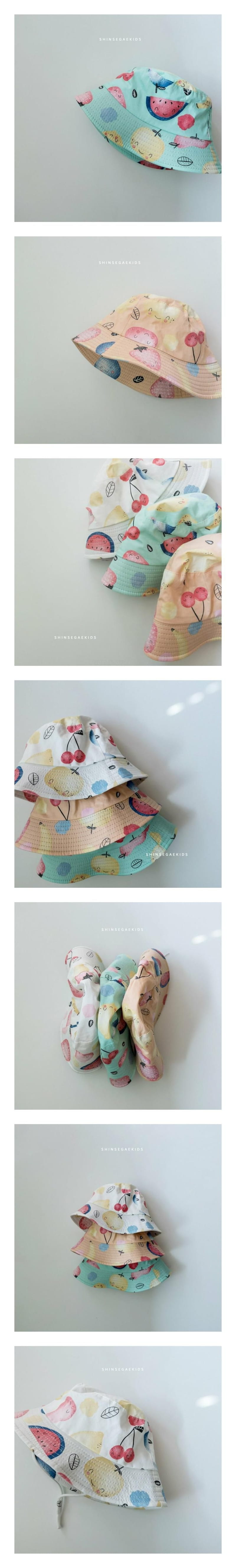 Shinseage Kids - Korean Children Fashion - #minifashionista - Fruite String Bucket HAT